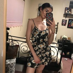 URBAN OUTFITTERS FLORAL ROMPER